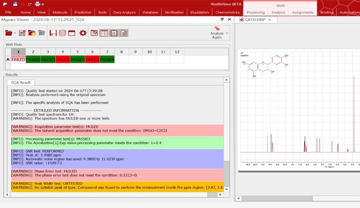 Mnova-instrument-performance-application